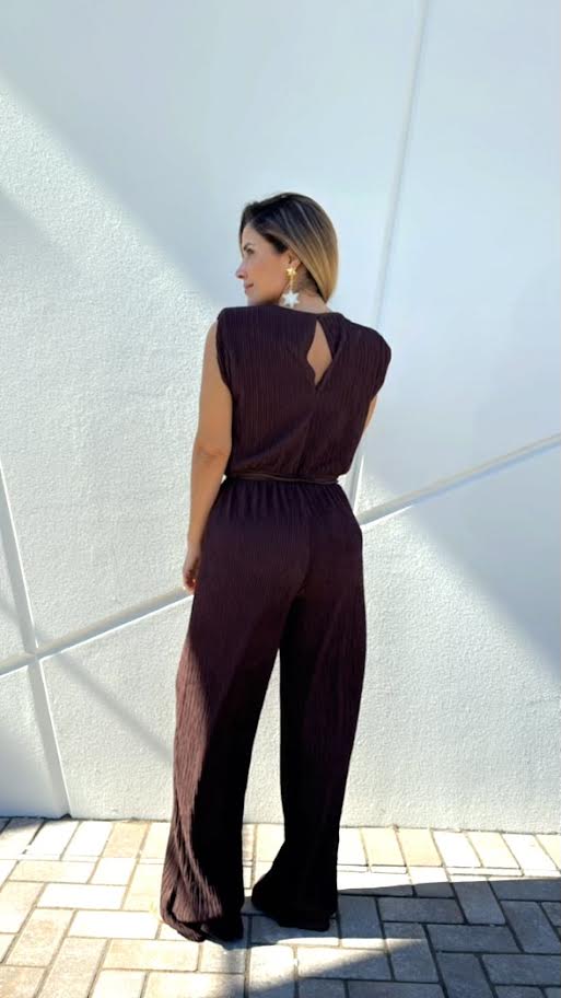 ESPRESSO ELEGANT JUMPSUIT