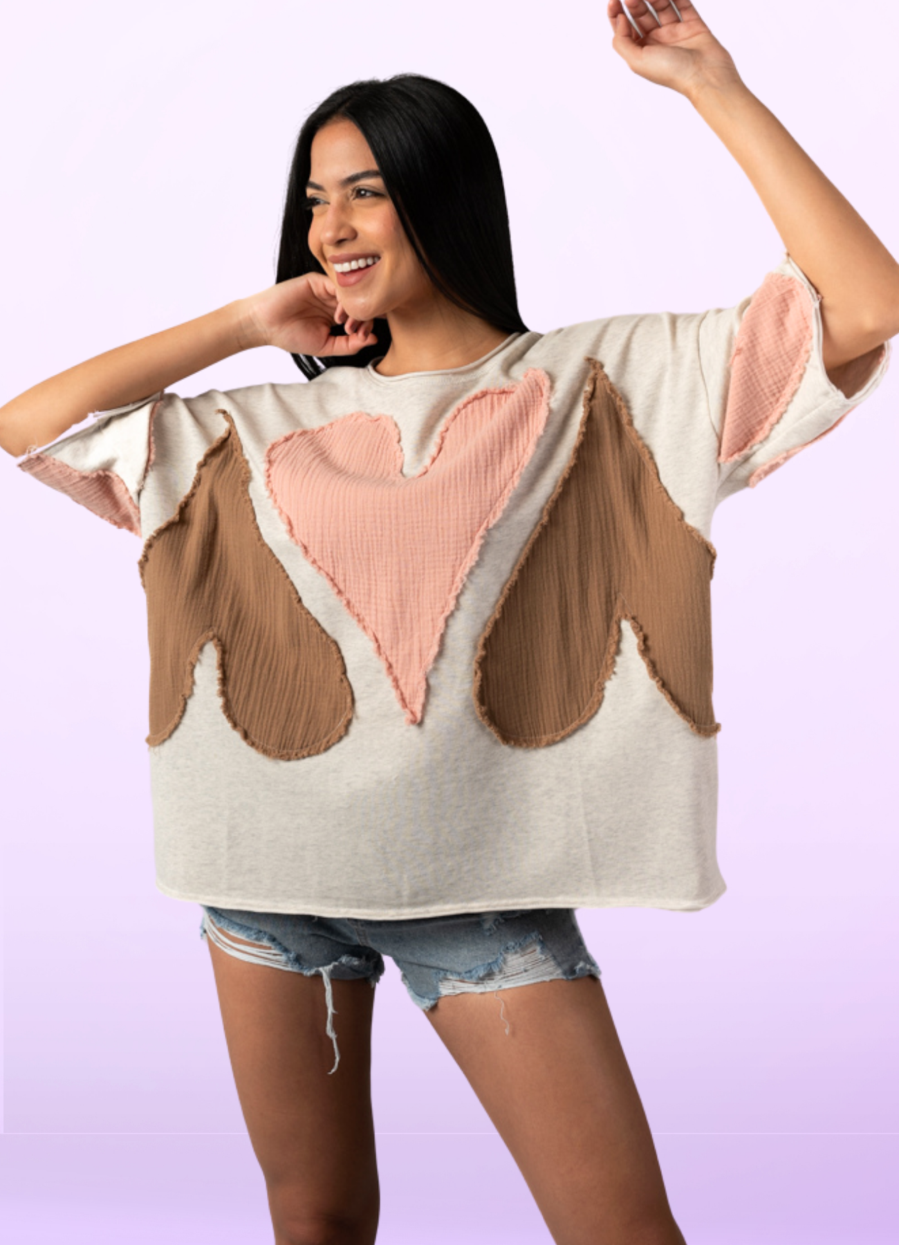 CAMISÓN HEART PINK