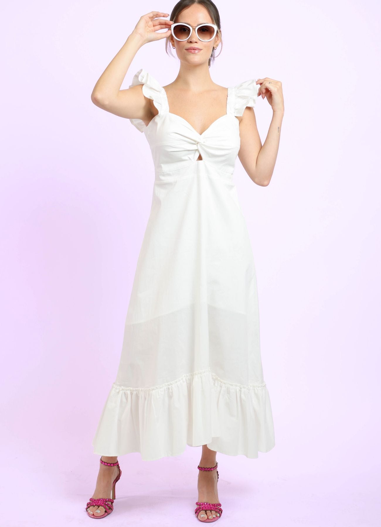'VARSOVIA' DRESS WHITE